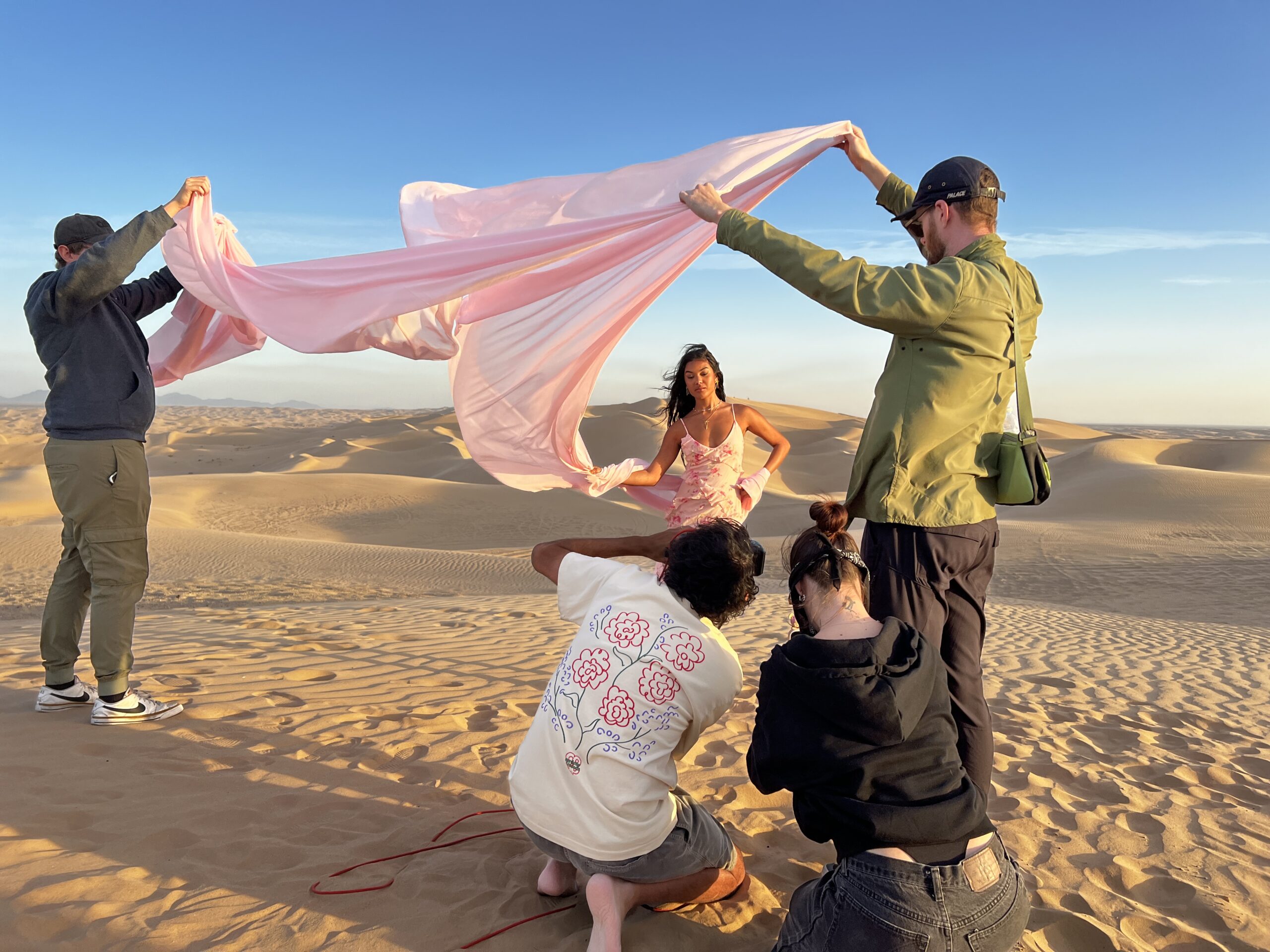 Tether Production at the Imperial Sand Dunes. Brawley, CA